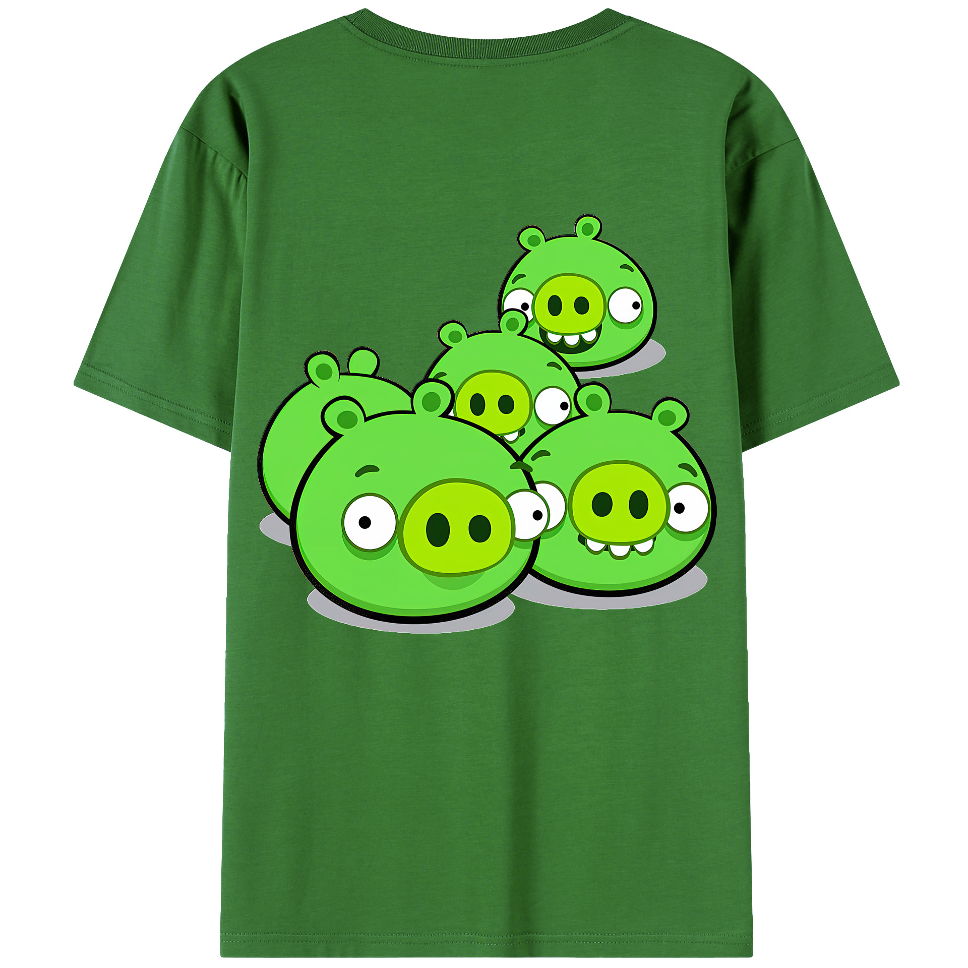 （画像用） Angry Birds アングリーバード レディース半袖Tシャツ(バックプリント)